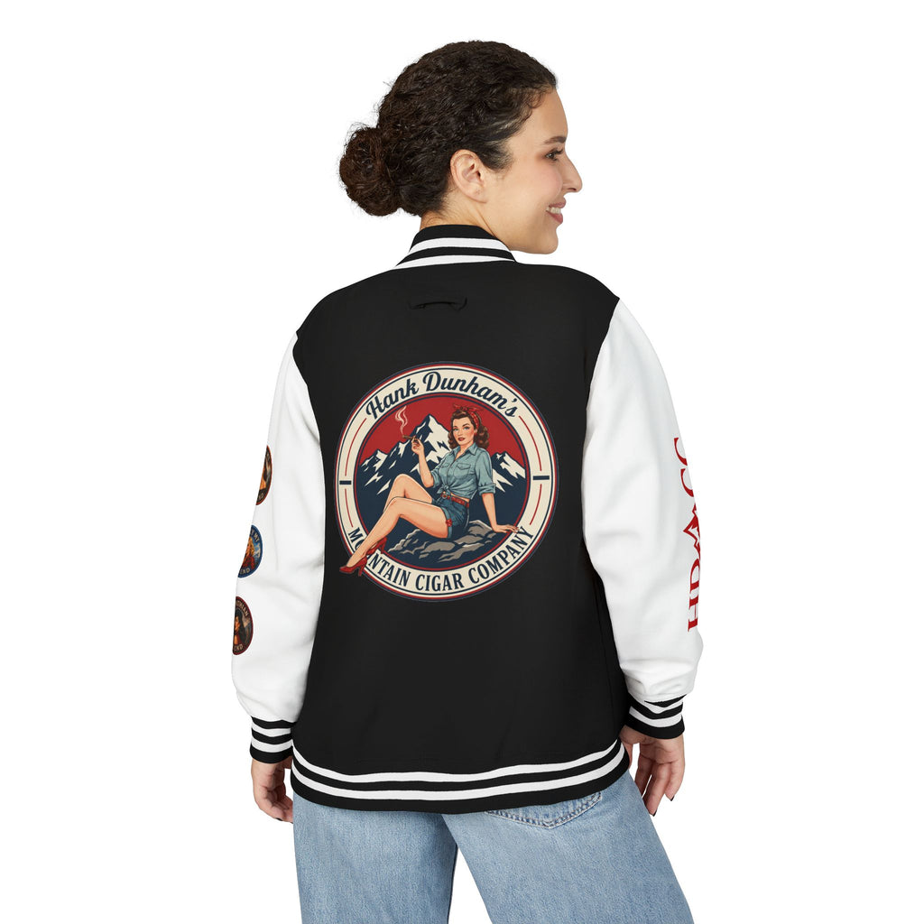 Letterman Jacket — Vintage Pinup 'Hank Dunham's Main Cigar Company' Logo