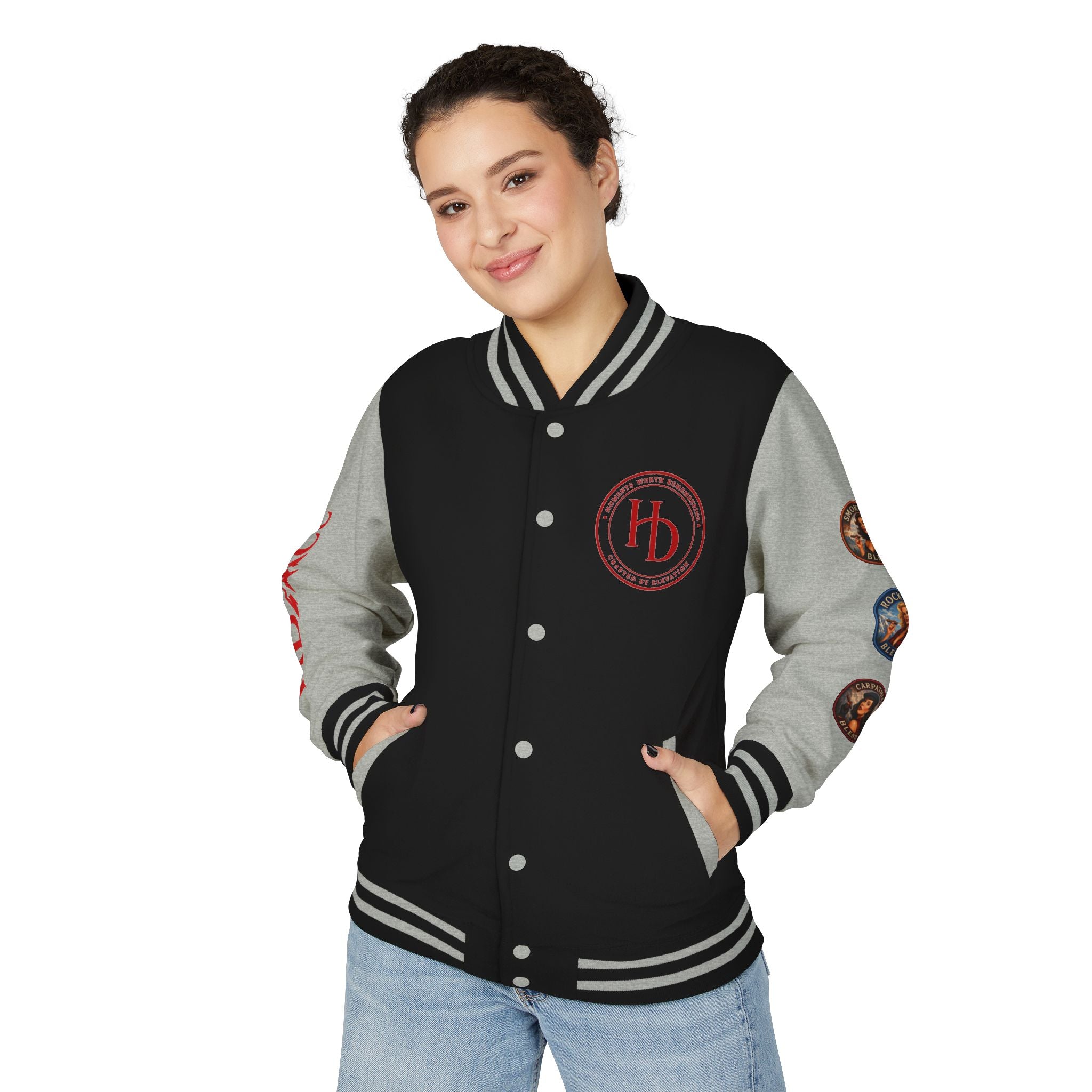 Letterman Jacket — Vintage Pinup 'Hank Dunham's Main Cigar Company' Logo