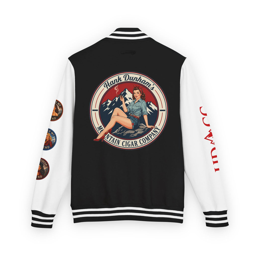 Letterman Jacket — Vintage Pinup 'Hank Dunham's Main Cigar Company' Logo