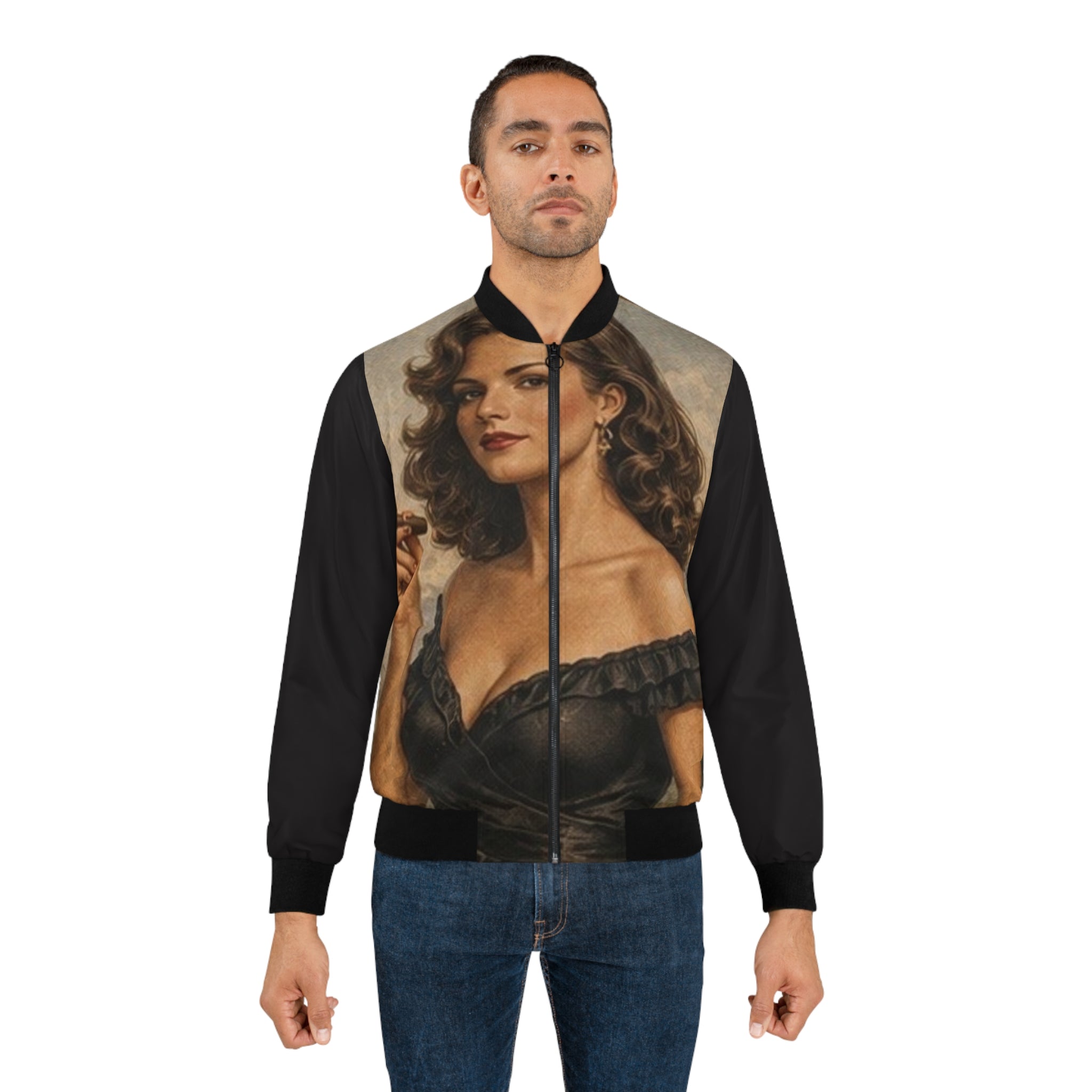 Smoky Mountain Blend Pin-Up Bomber Jacket