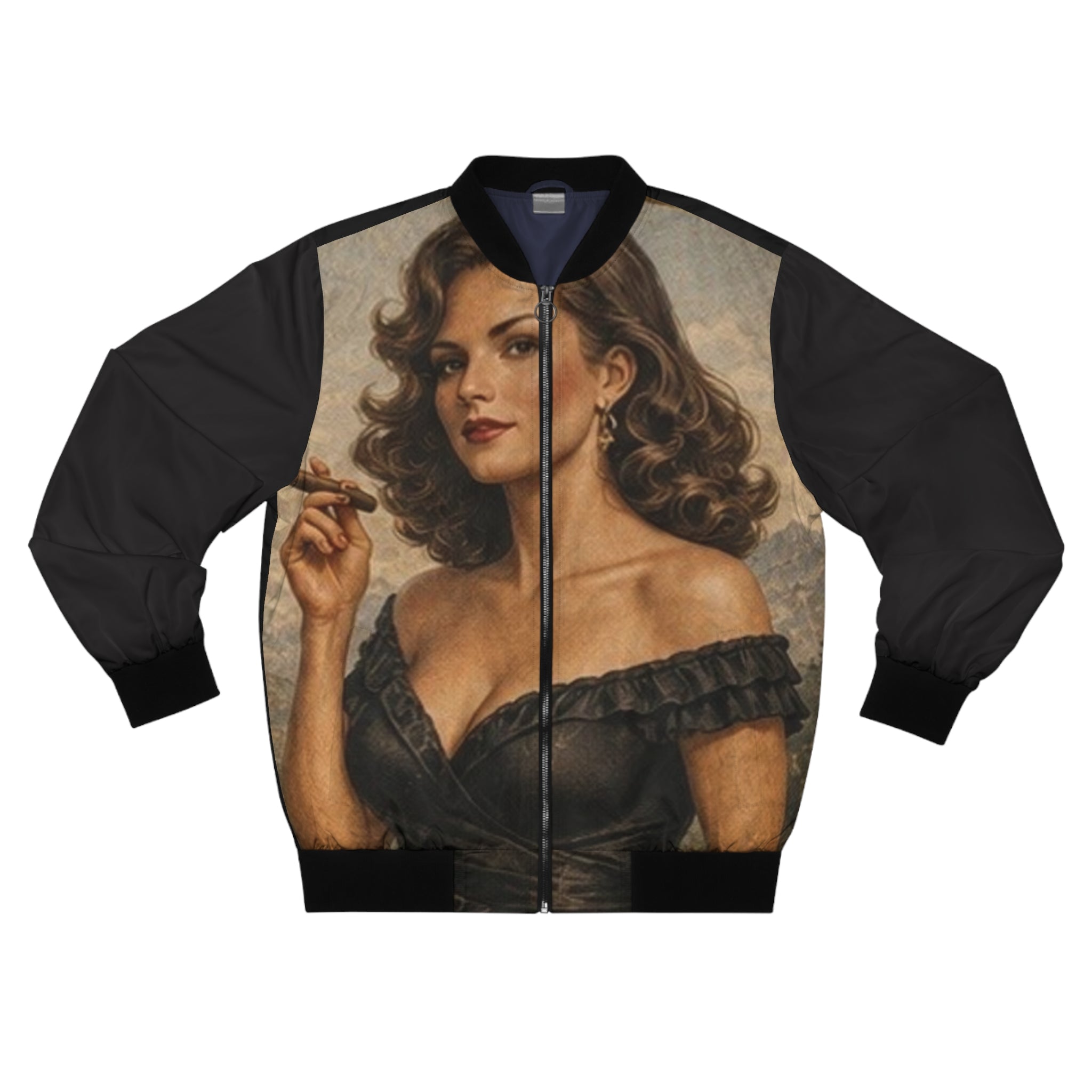 Smoky Mountain Blend Pin-Up Bomber Jacket