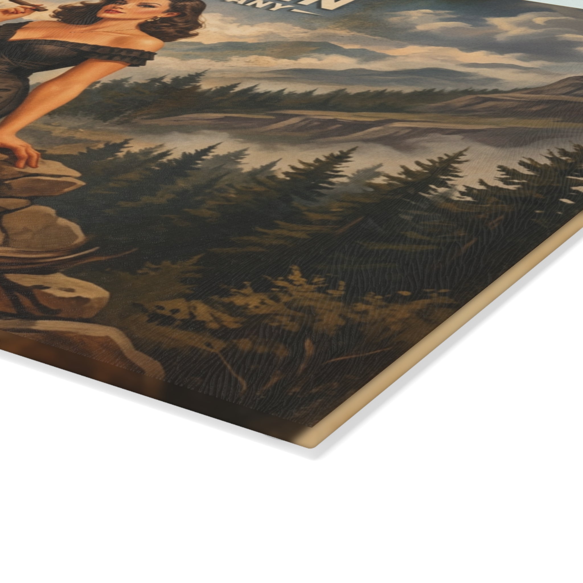 Smoky MT Cigar Glass Cutting board