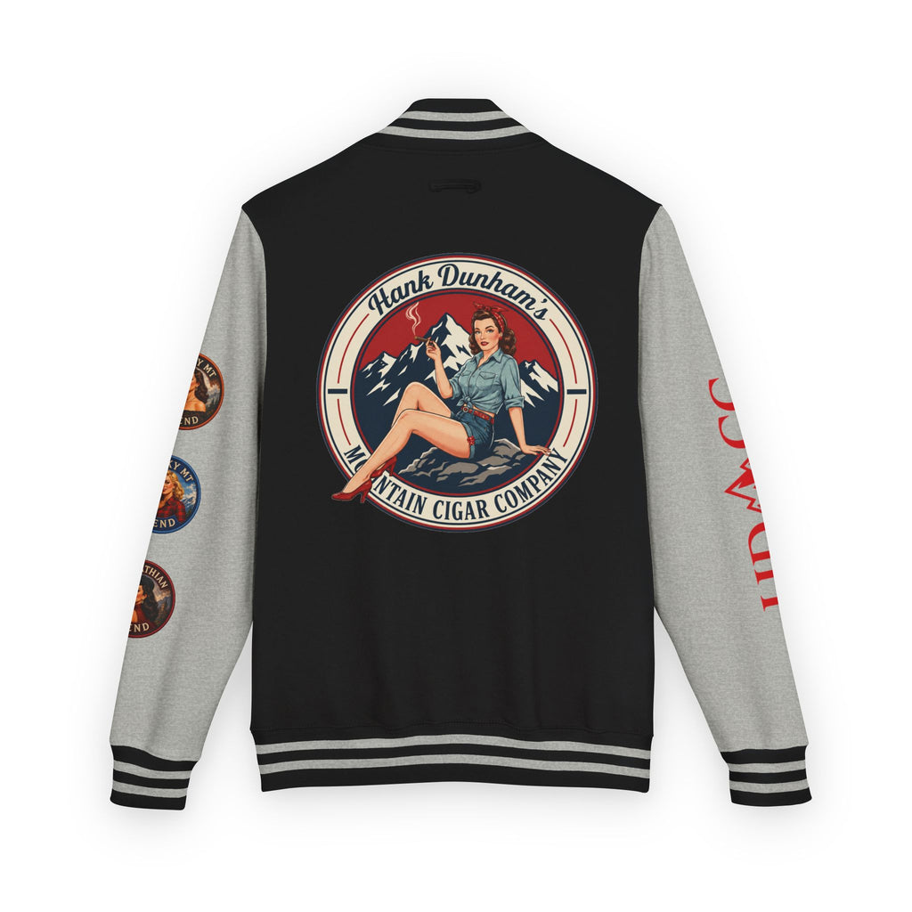 Letterman Jacket — Vintage Pinup 'Hank Dunham's Main Cigar Company' Logo