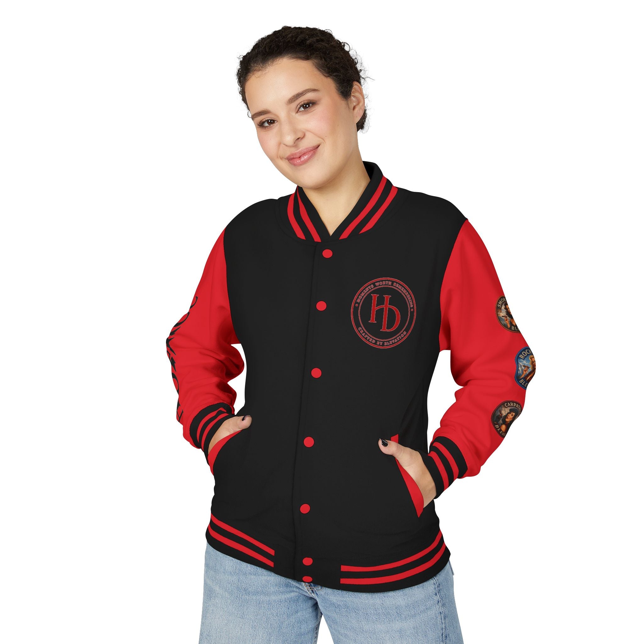 Letterman Jacket — Vintage Pinup 'Hank Dunham's Main Cigar Company' Logo