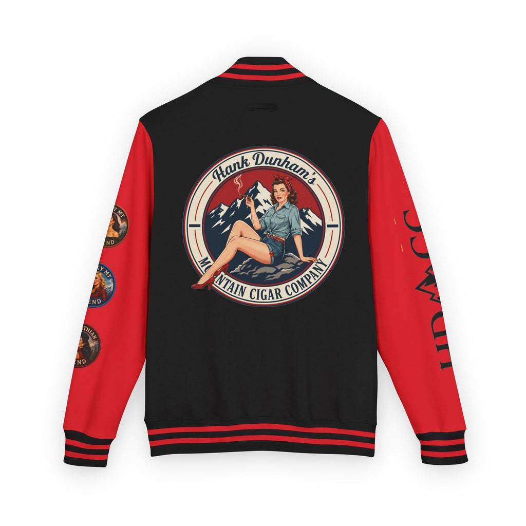 Letterman Jacket — Vintage Pinup 'Hank Dunham's Main Cigar Company' Logo