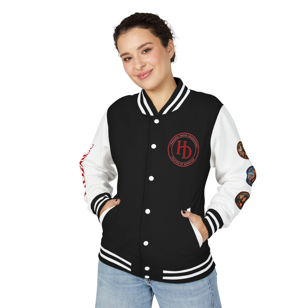 Letterman Jacket — Vintage Pinup 'Hank Dunham's Main Cigar Company' Logo
