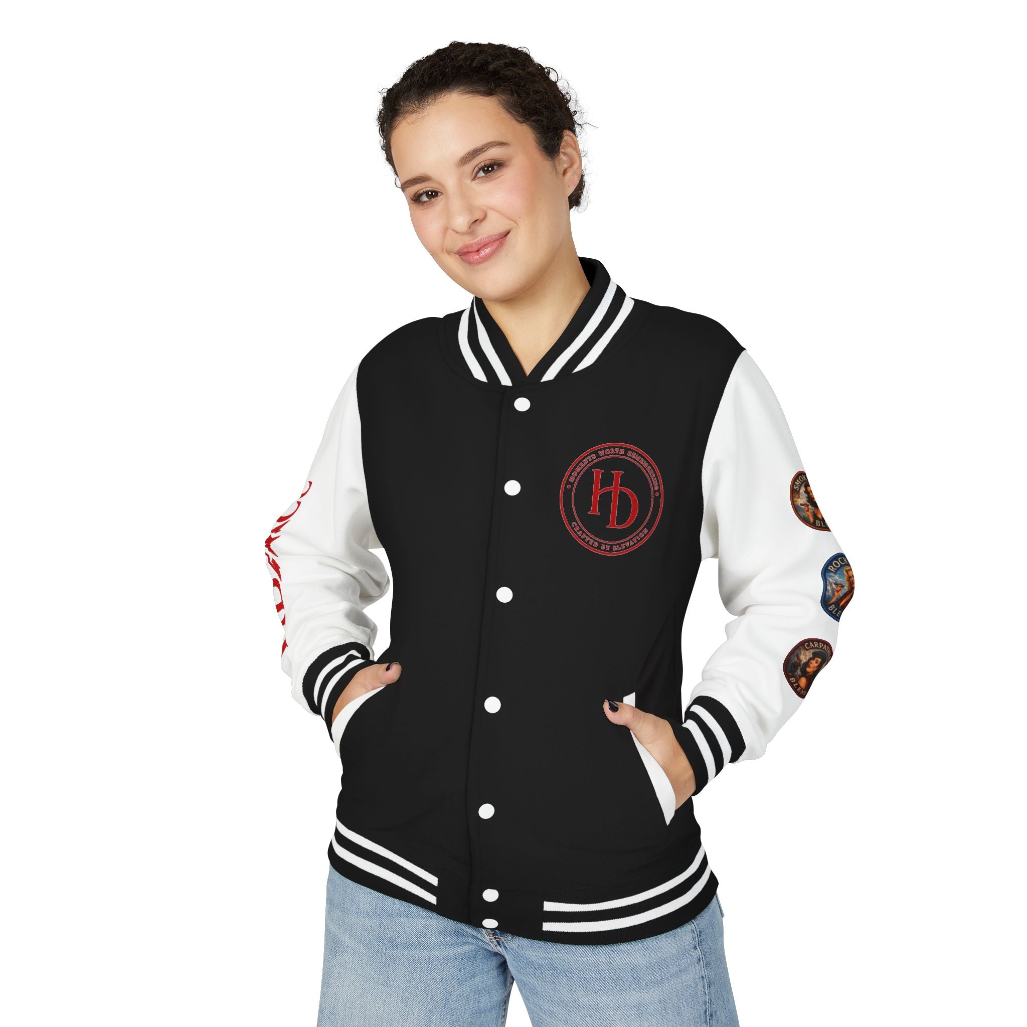 Letterman Jacket — Vintage Pinup 'Hank Dunham's Main Cigar Company' Logo